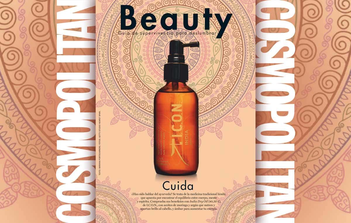 ¡India Dry elegido por Cosmopolitan para abrir la sección beauty!