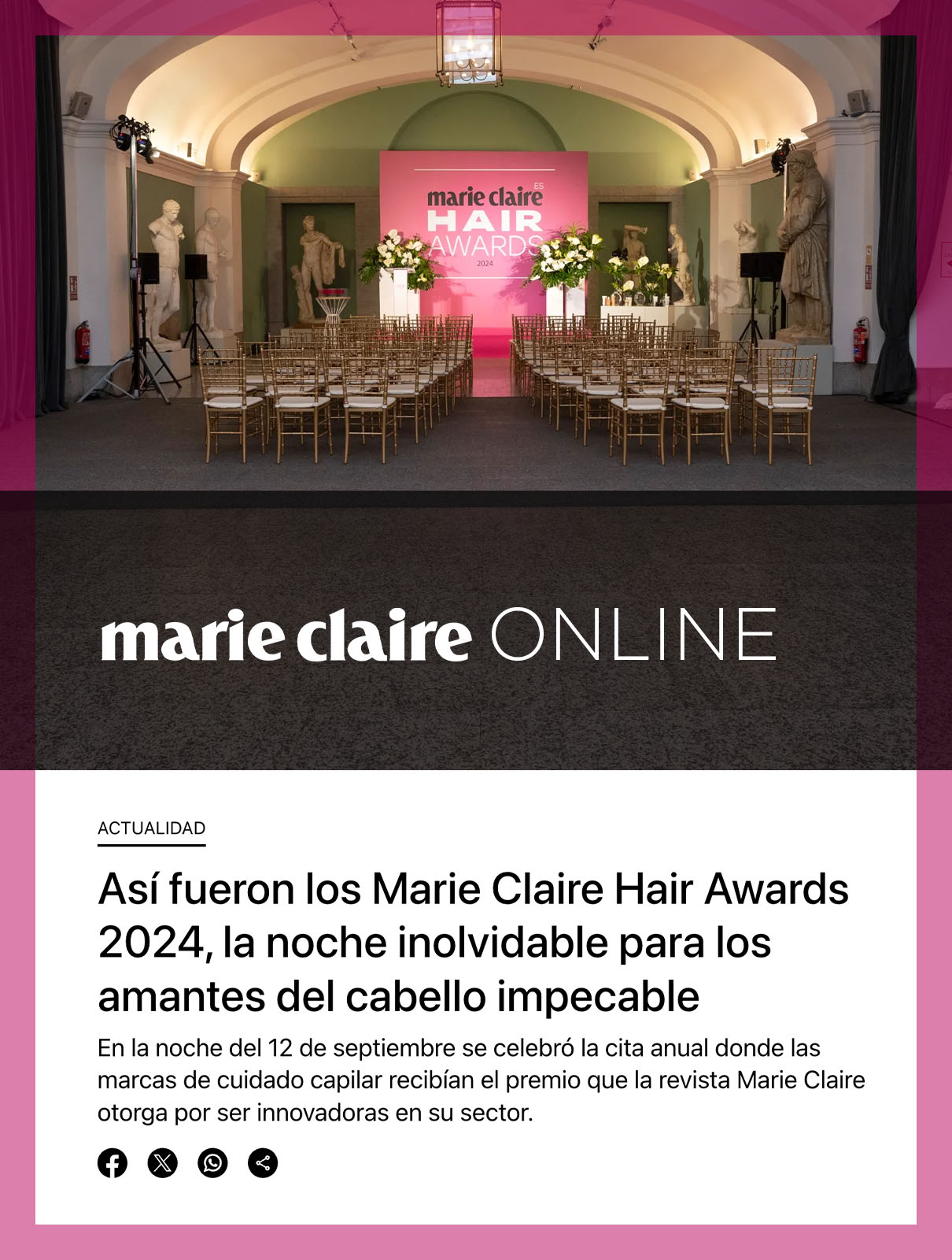 MARIE CLAIRE · Online ➩