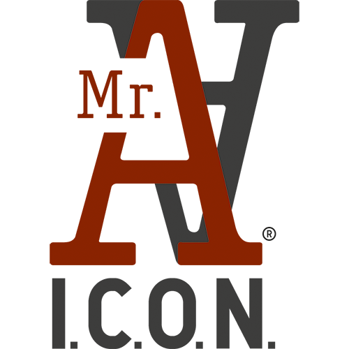 Logo Mr.A de I.C.O.N. Products en Color